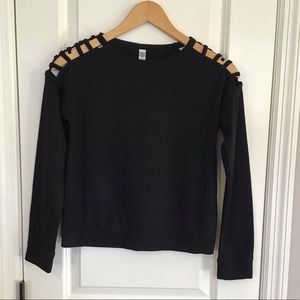 90 Degree black athletic top